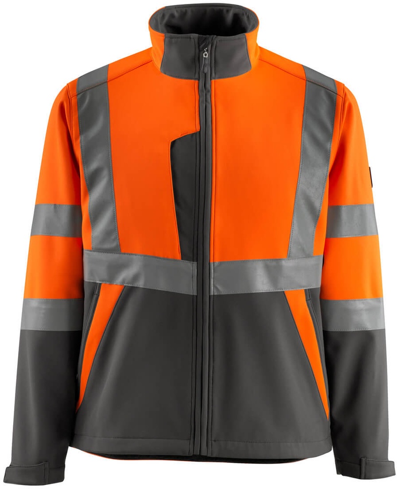 MascotSoftshellJackeKiamaSafeLight15902-253Hi-visOrangeDunkelanthrazit-XXL