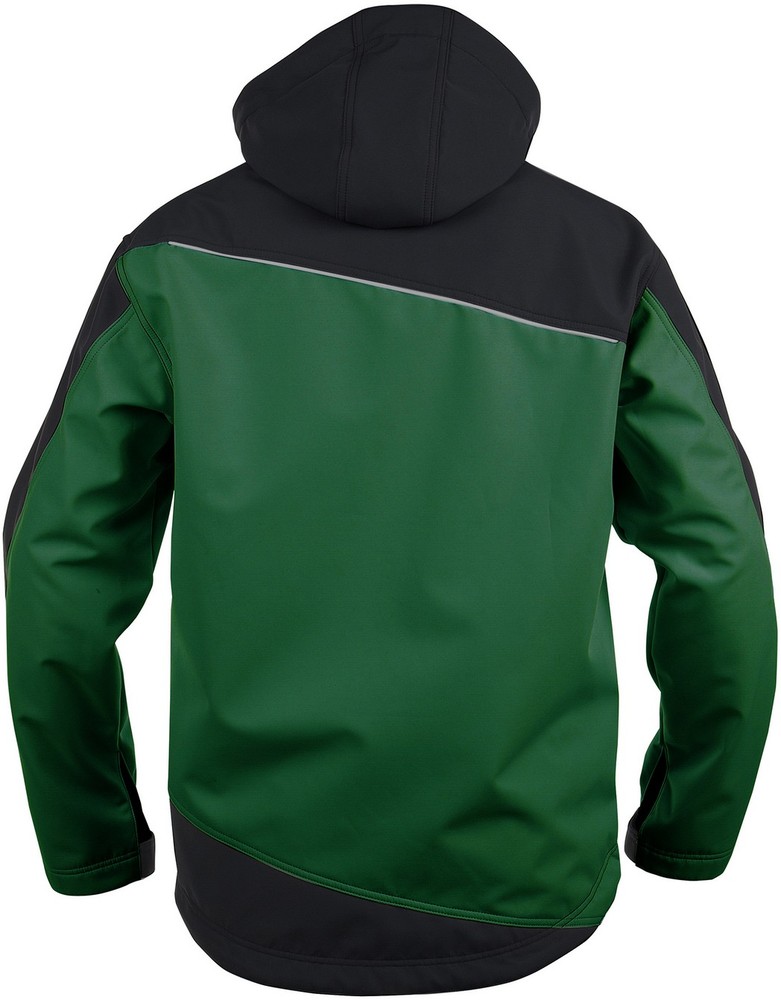 DassyArbeitsjackeZweifarbigeSoftshell-JackeJakartaPES21FlaschengrnSchwarz-4XL