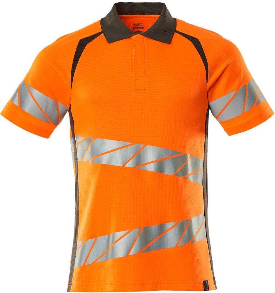 MascotPolo-ShirtAccelerateSafe19083-771Hi-visOrangeDunkelanthrazit-XXL