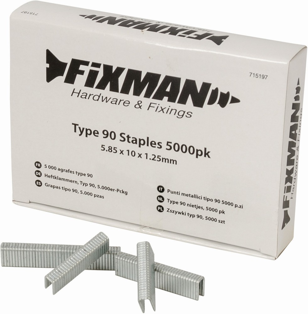 FixmanSchraubenNgelHeftklammernTyp905000er-Pckg