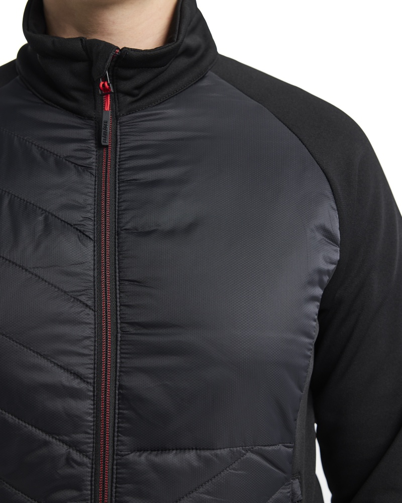 BlklderDamenHybridSweater34192526SchwarzRot-L