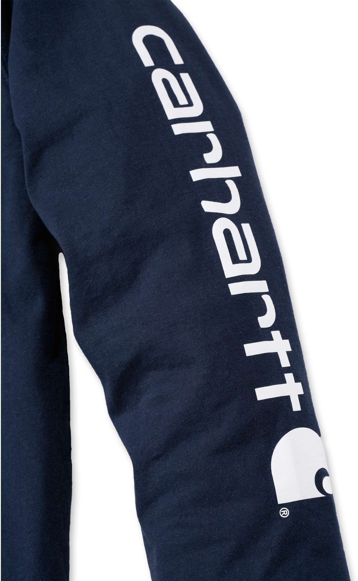 CarharttT-ShirtLogoLongSleeveT-ShirtNavy CarharttT-ShirtLogoLongSleeveT-ShirtNavy