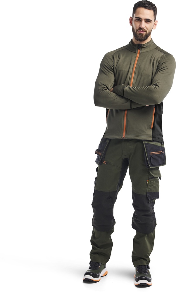 BlklderArbeitsjackeSTRIKERFleecejacke47352539WaldgrnRost-4XL