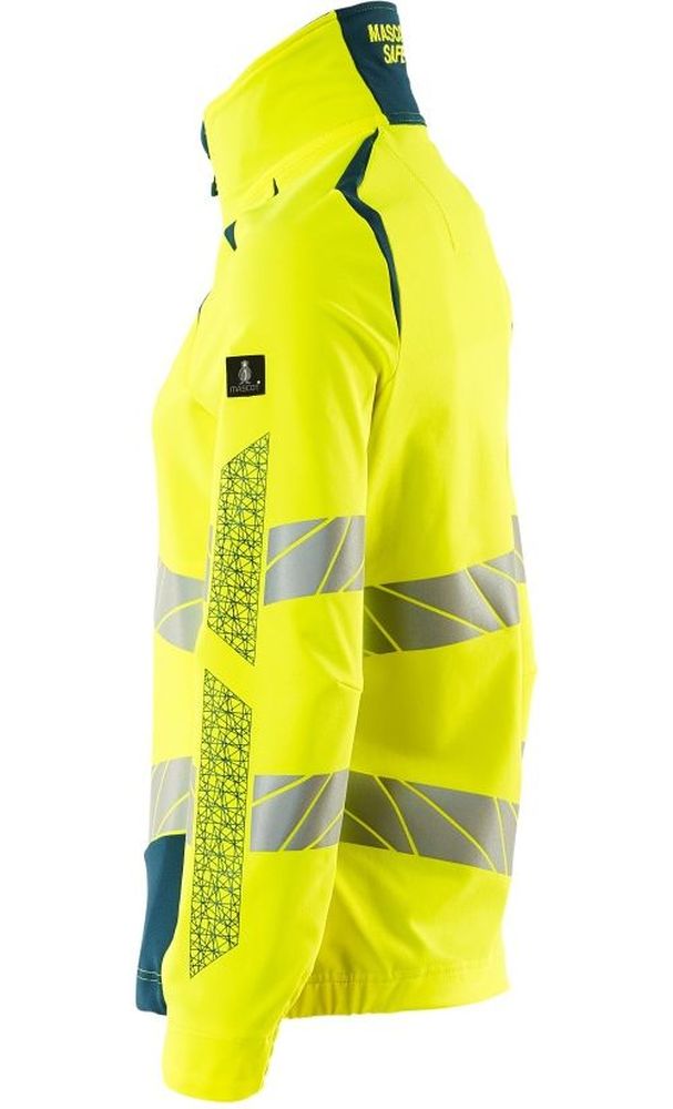 MascotDamenJackeAccelerateSafe19008-511Hi-visGelbDunkelpetroleum-XXL