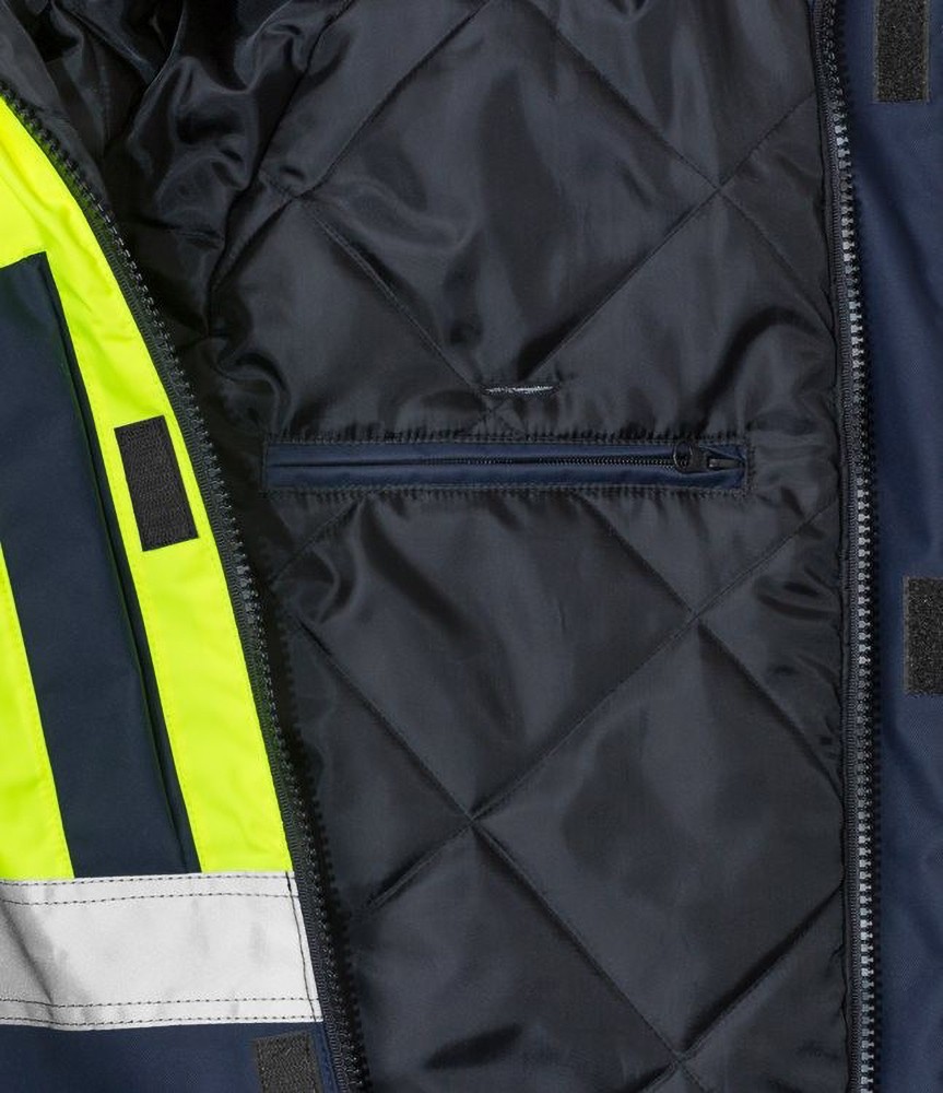 FristadsWarnschutz-JackeHighVisAirtechWinterjackeKl34035GTTWarnschutz-GelbMarine