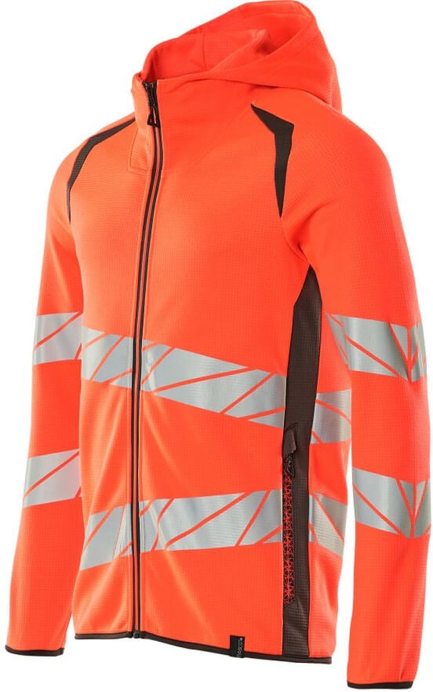 MascotKapuzensweatshirtmitReiverschlussAccelerateSafe19284-781Hi-visRotDunkelanthrazit-XXL