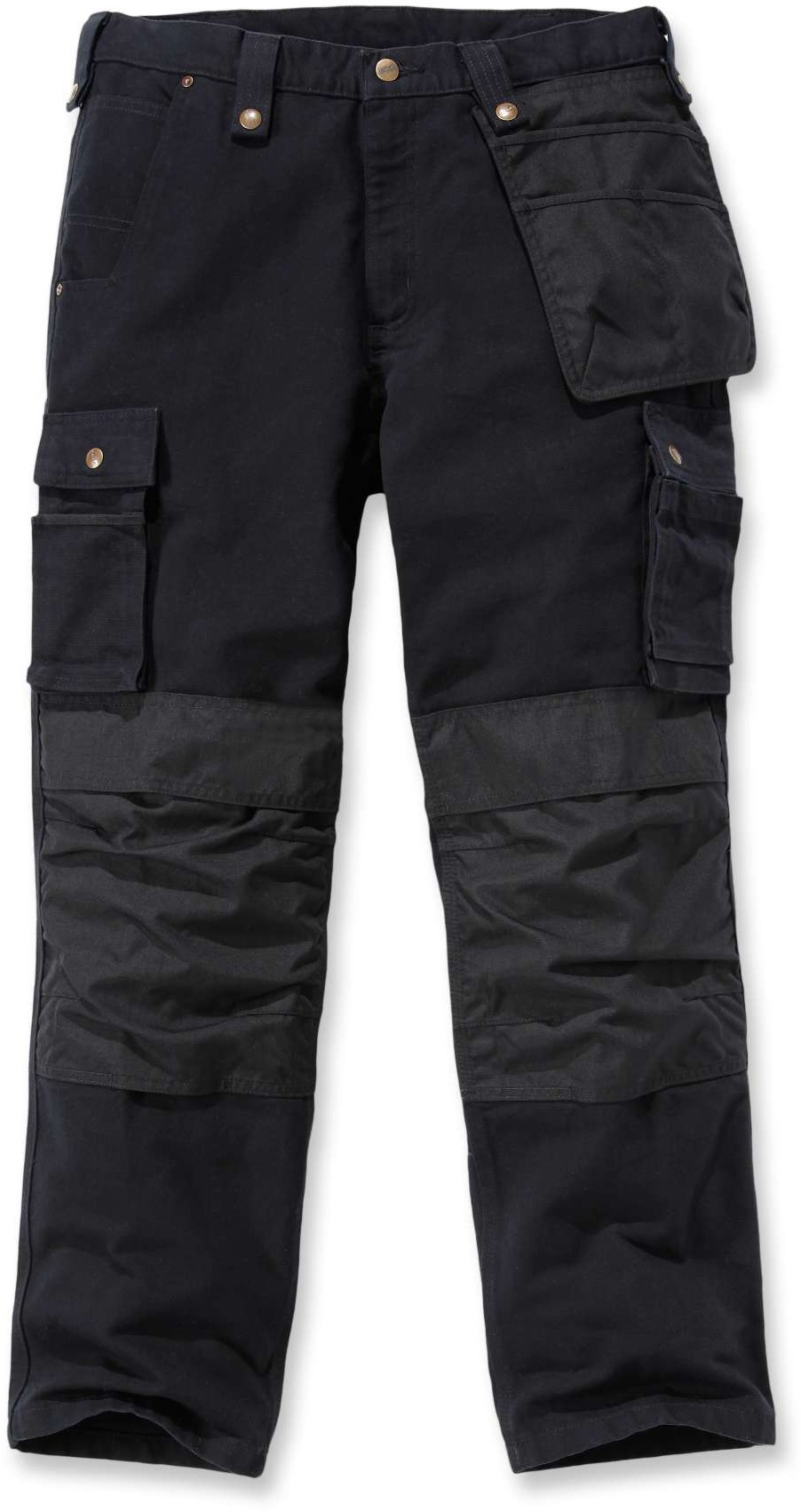 CarharttHerrenHoseWashedDuckMultipocketPantBlack