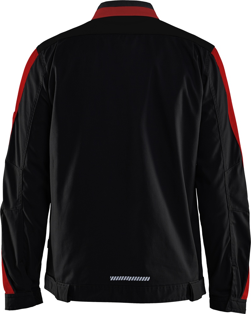 BlklderArbeitsjackeIndustrieJackeStretch44441832SchwarzRot-4XL