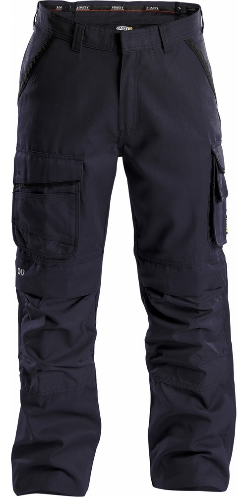 DassyCanvasArbeitshosemitKniepolstertaschenConnorPESCO25NachtblauSchwarz