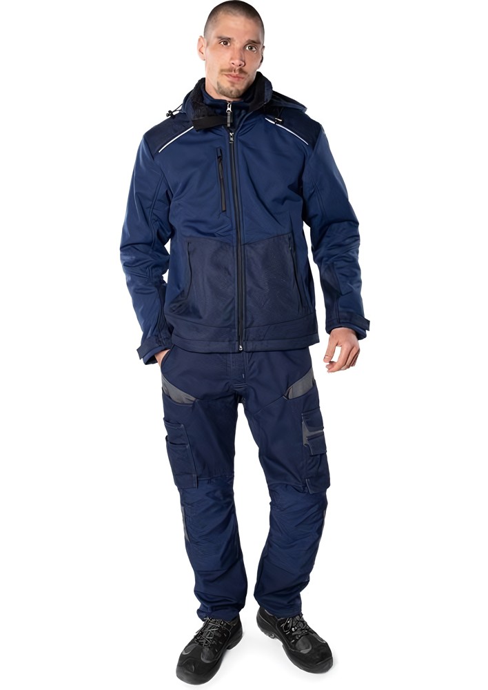 FristadsSoftshell-Winterjacke4060CFJMarineblau-XS