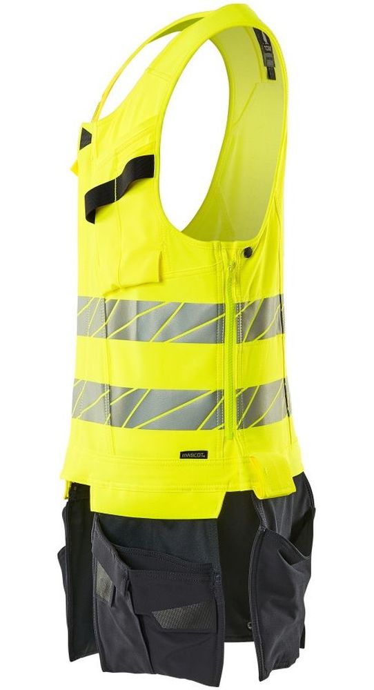 MascotWerkzeugwesteAccelerateSafe19589-711Hi-visGelbSchwarzblau-XXL