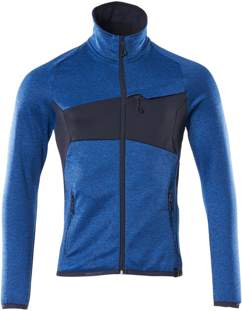 MascotFleecepullovermitReiverschlussAccelerate18103-316AzurblauSchwarzblau-XXL