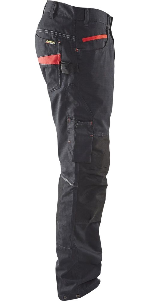 BlklderArbeitshoseServicemitStretch14951330SchwarzRot-C146