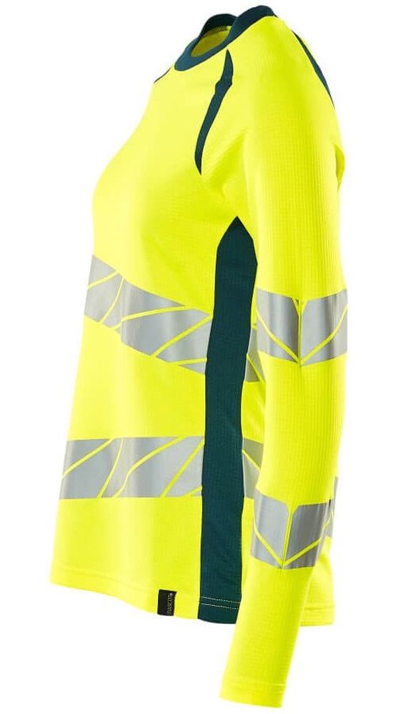 MascotDamenT-ShirtLangarmAccelerateSafe19091-771Hi-visGelbDunkelpetroleum-XXL