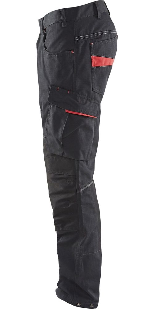 BlklderArbeitshoseServicemitStretch14951330SchwarzRot-C146