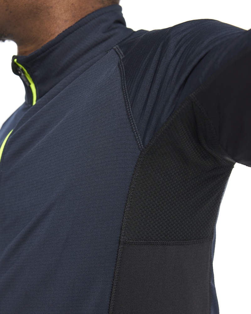 BlklderArbeitsjackeSTRIKERFleecejacke47352539DunkelMarineblauHighVisGelb-4XL