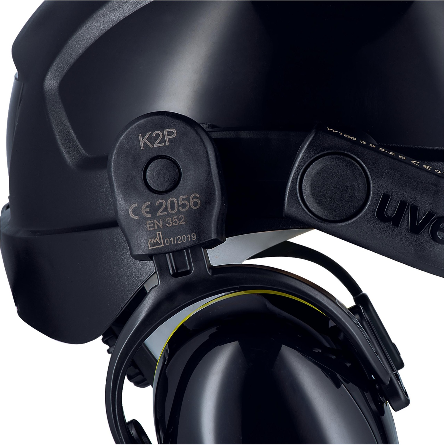 UvexKapselgehrschutzPheosK2P2600214SchwarzGelbSnr30Db25021-L