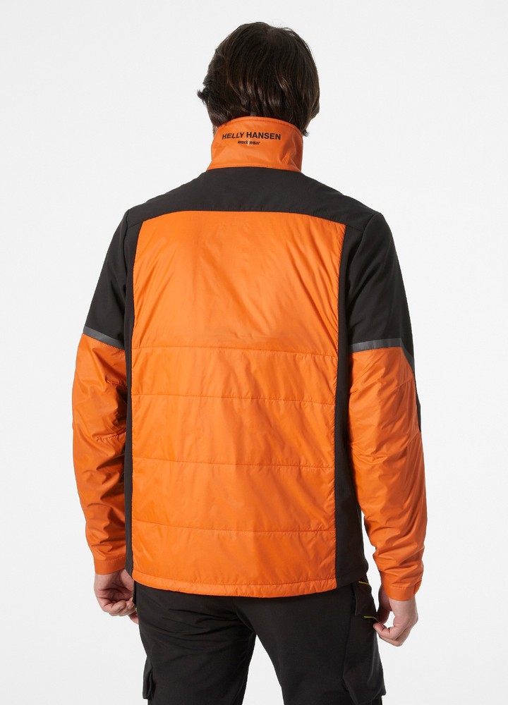 HellyHansenArbeitsjackeKensingtonInsulatedJacketDarkOrangeBlack-XS