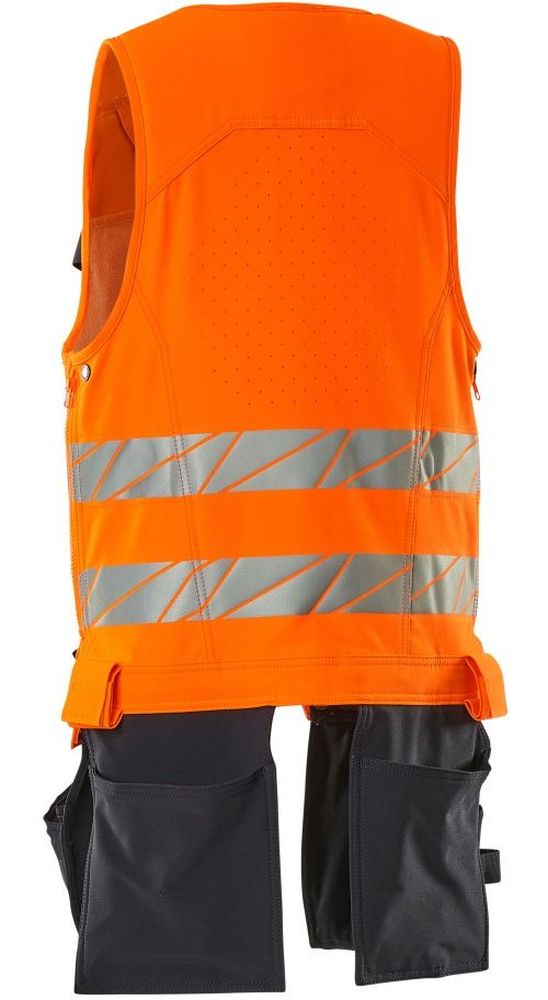MascotWerkzeugwesteAccelerateSafe19589-711Hi-visOrangeSchwarzblau-XXL