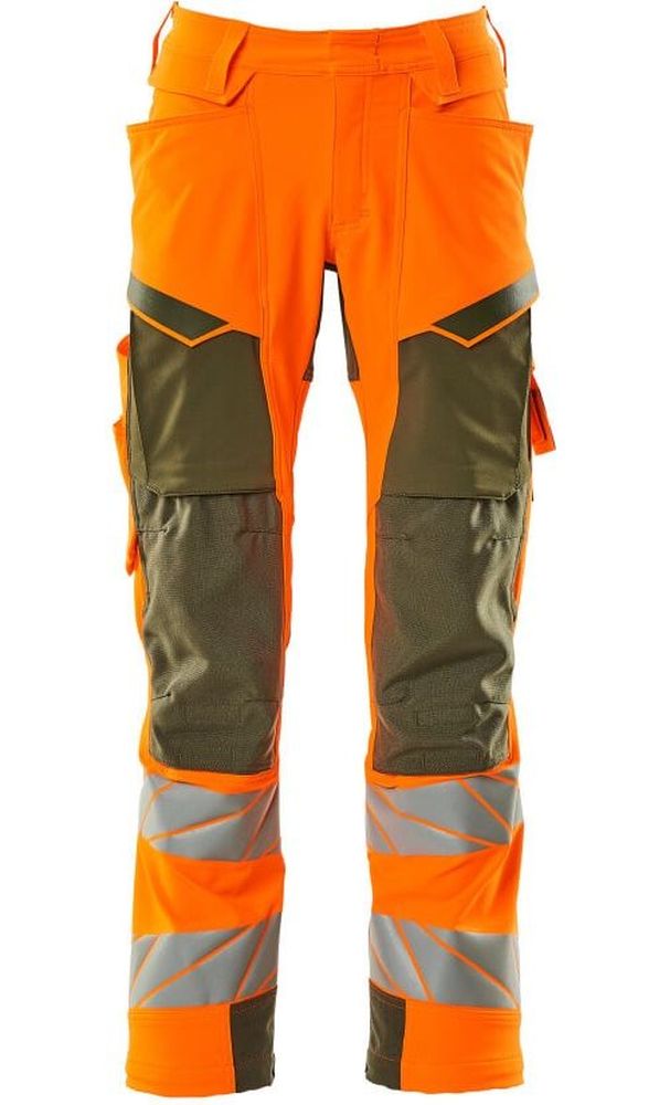 MascotHosemitKnietaschenAccelerateSafe19079-511Hi-visOrangeMoosgrn-C4676