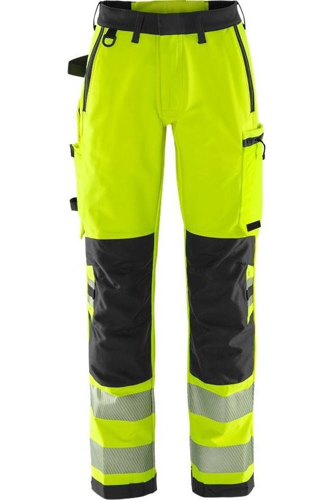 FristadsHighVisGreenStretchhoseDamenKl22665GSTPWarnschutz-GelbSchwarz-34