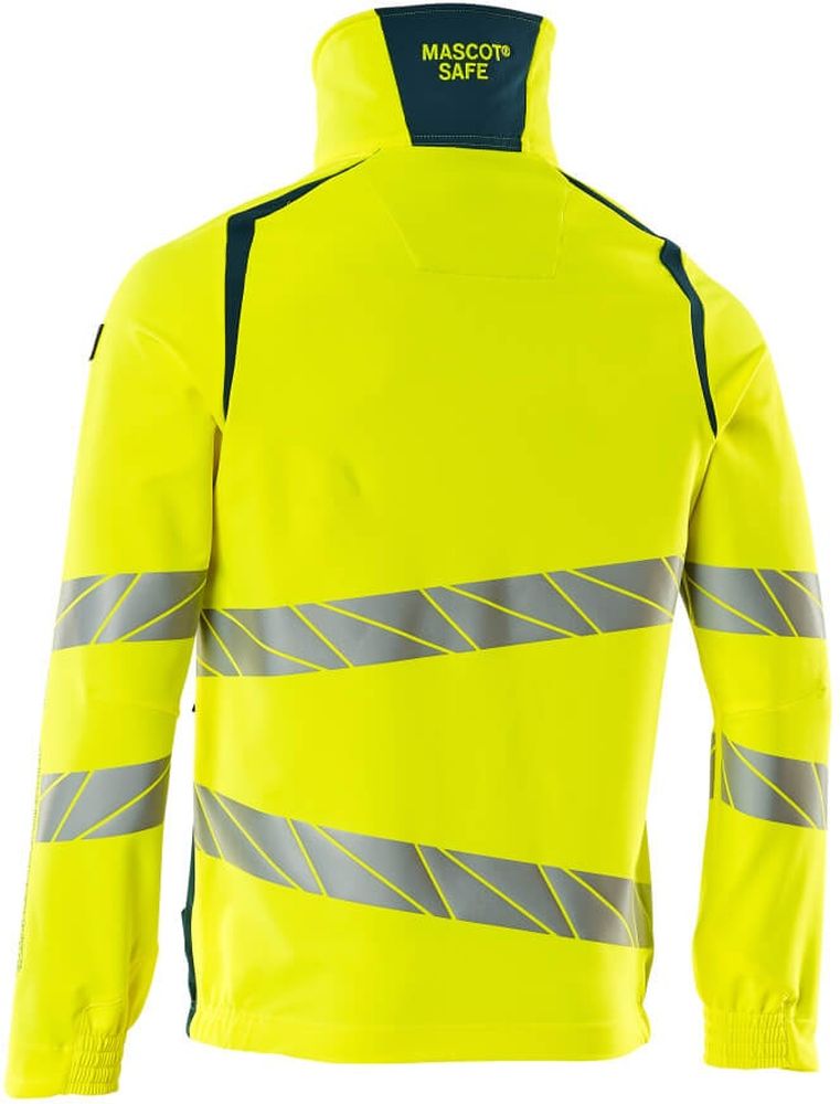 MascotJackeAccelerateSafe19009-511Hi-visGelbDunkelpetroleum-XXL