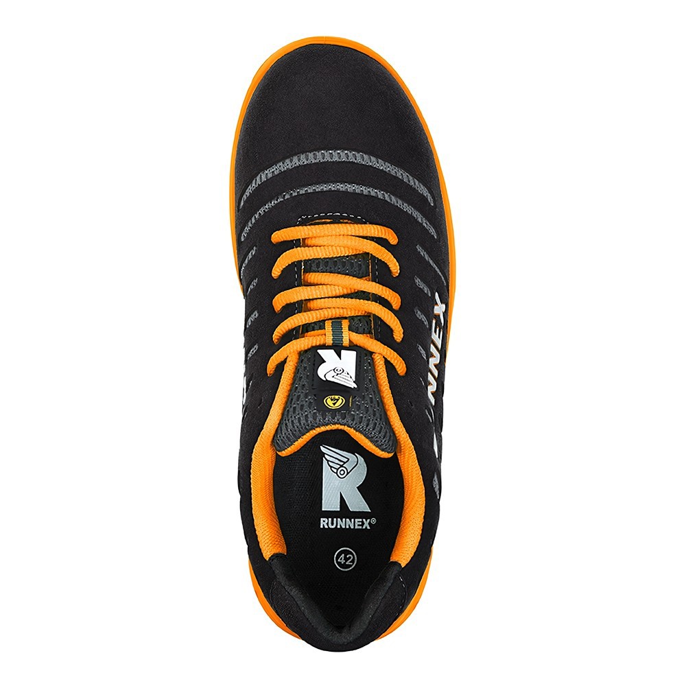 RUNNEXS1P-ESD-SicherheitshalbschuhFlexStarSchwarzOrange-36