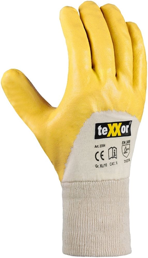 teXXorNitril-HandschuheStrickbund12Stck2354Gelb-7