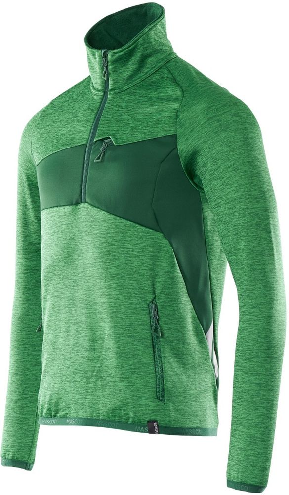 MascotFleecepullovermitkurzemReiverschlussAccelerate18003-316GrasgrnGrn-XXL