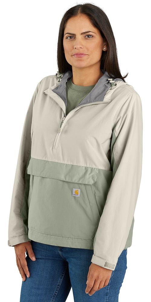 CarharttDamenJackeLooseLightweightAnorak105861SageChalk-XL