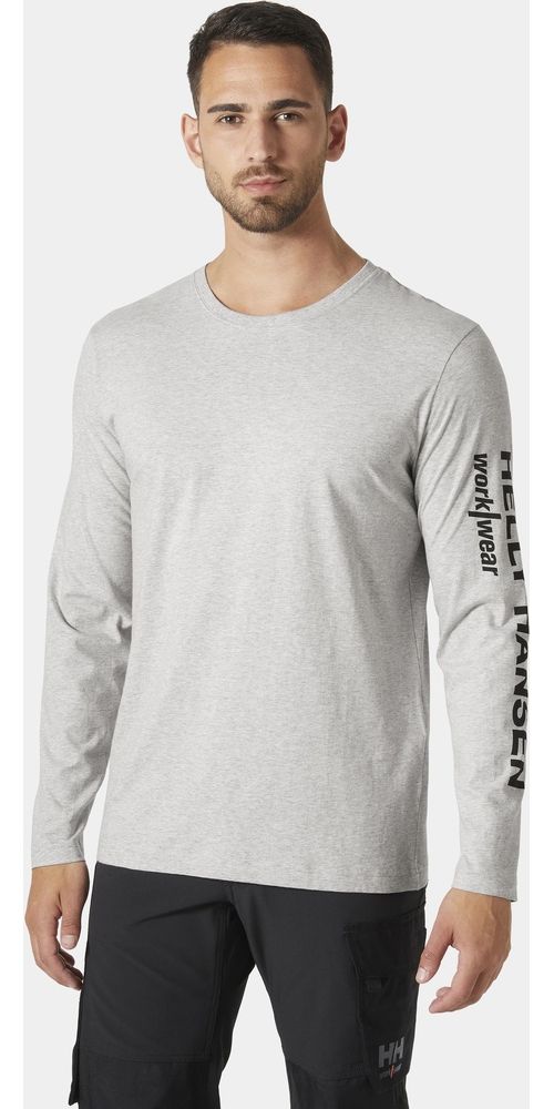 HellyHansenLongsleeveClassicLogo79282930LightGreyMelange-XS