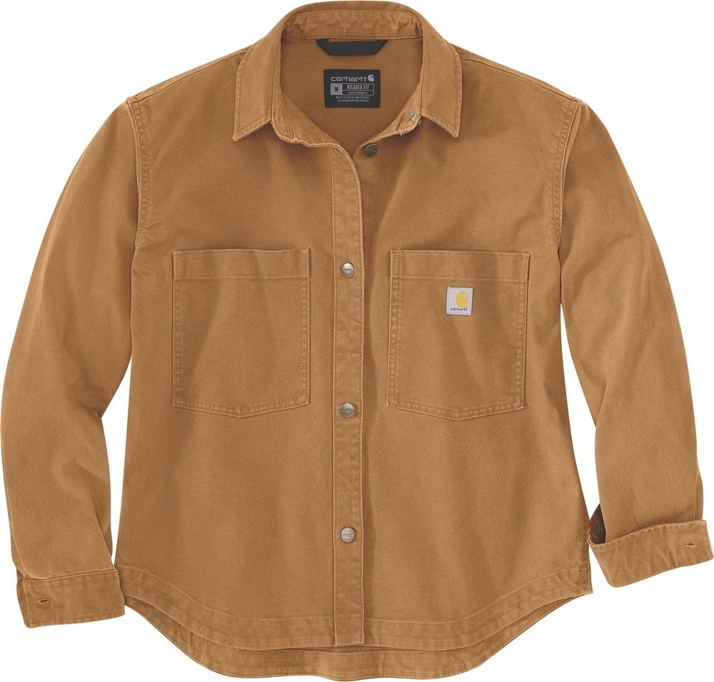 CarharttDamenHeavyweightDuckOvershirt106621CarharttBrown-XS CarharttDamenHeavyweightDuckOvershirt106621CarharttBrown-XS