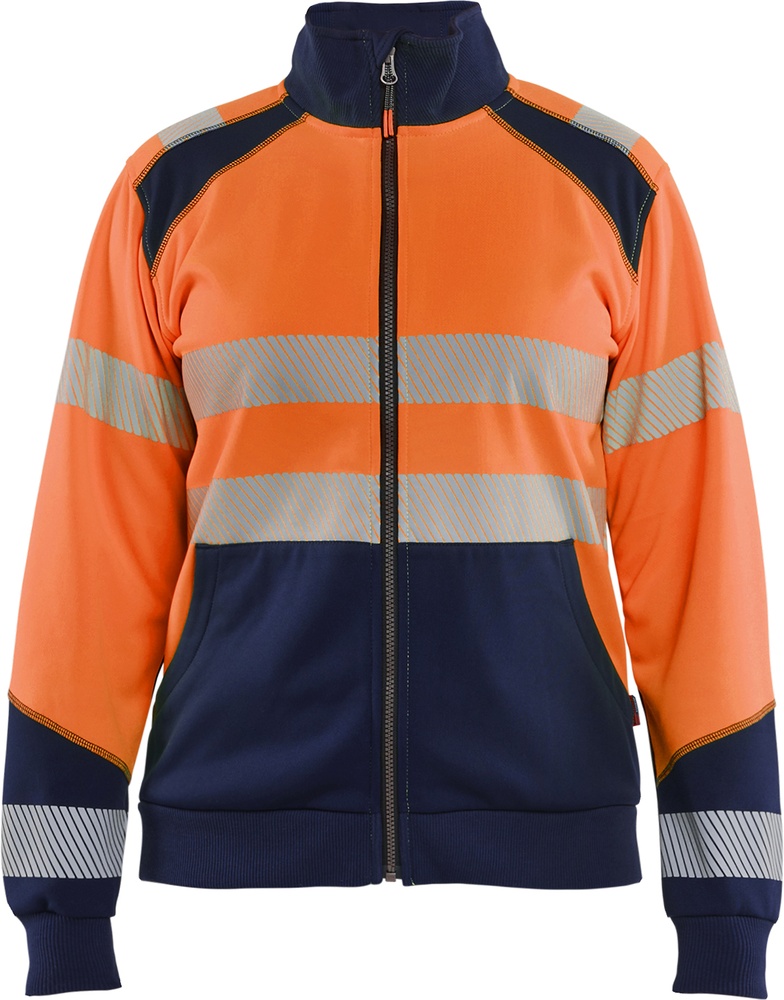 BlklderDamenArbeitsjackeHighVisSweatjacke35082528OrangeMarineblau-L