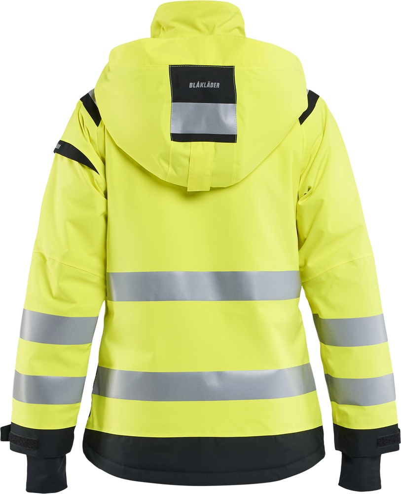 BlklderDamenArbeitsjackeHighVisShellJacke49041987GelbSchwarz-L