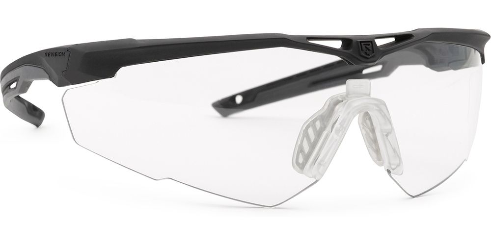 RevisionSchutzglasStingerhawkEyewear-SmokeClearLens4-0152-0080Black-L