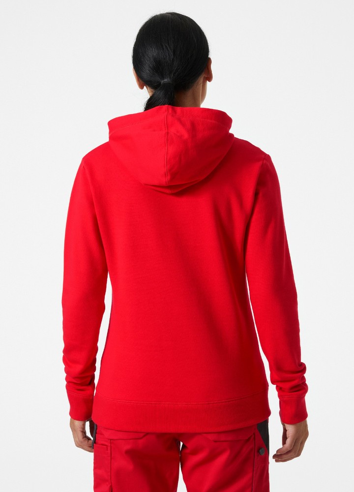 HellyHansenDamenClassicHoodieAlertRed-XS
