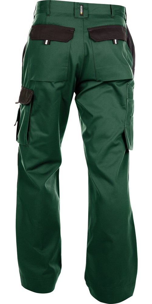 DassyZweifarbigeArbeitshosemitKniepolstertaschenBostonPESCO61FlaschengrnSchwarz