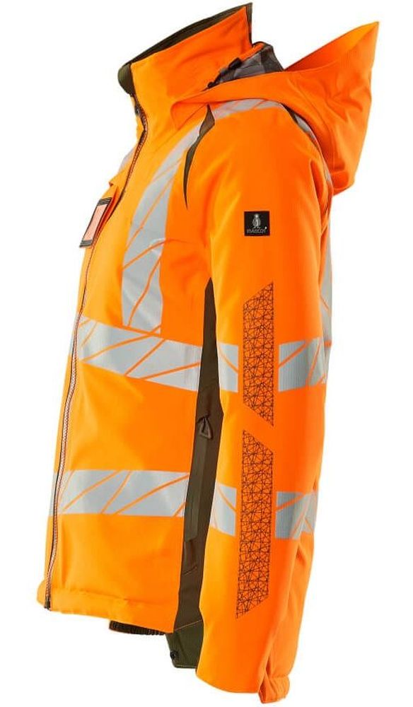 MascotDamenWinterjackeAccelerateSafe19045-449Hi-visOrangeMoosgrn-XXL