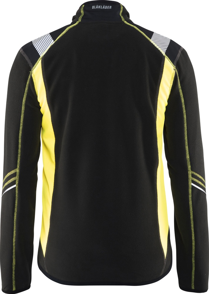 BlklderArbeitsjackeMicrofleeceJacke49931010SchwarzHighVisGelb-4XL