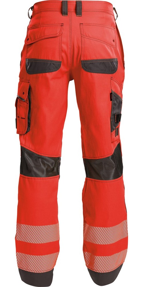 DassySommerWarnschutzhosemitKniepolstertaschenOdessaPESCO70NeonrotZementgrau