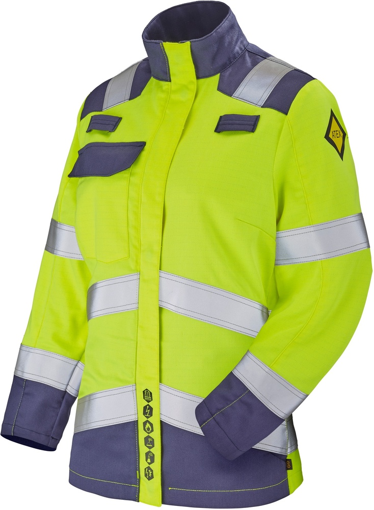 CepovettDamenJackeDamenAtexHv260XpAura9D118496FluoYellowNavy-XXL