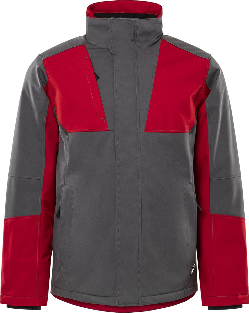 FristadsSoftshell-Winterjacke4931GSW301217GreyRed-4XL