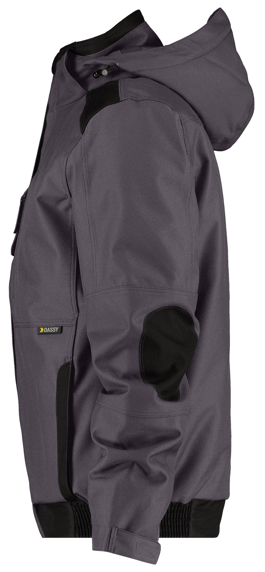 DassyCanvasWinterjackeAustinPES90AnthrazitgrauSchwarz-XXL