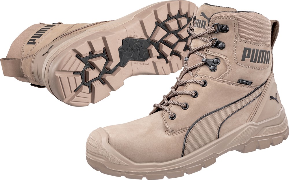 PumaSafetySicherheitsschuhConquestStoneHighS3CiHiHROSRCStone