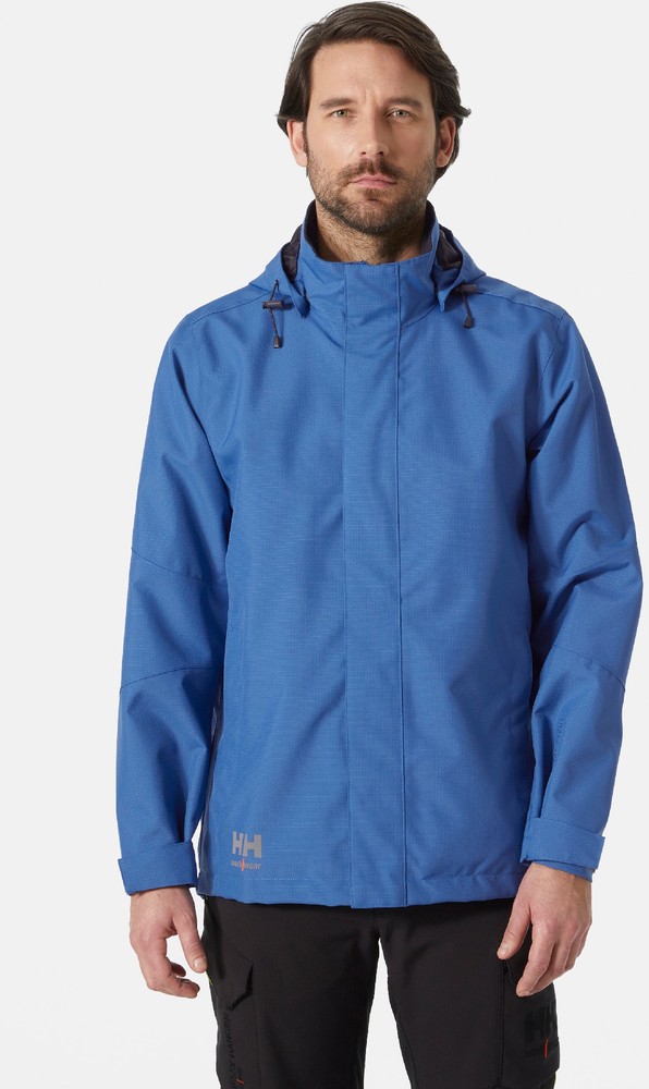 HellyHansenArbeitsjackeOxfordShellJacketStoneBlue-XS