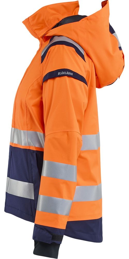 BlklderDamenArbeitsjackeHighVisShellJacke49041987OrangeMarineblau-L