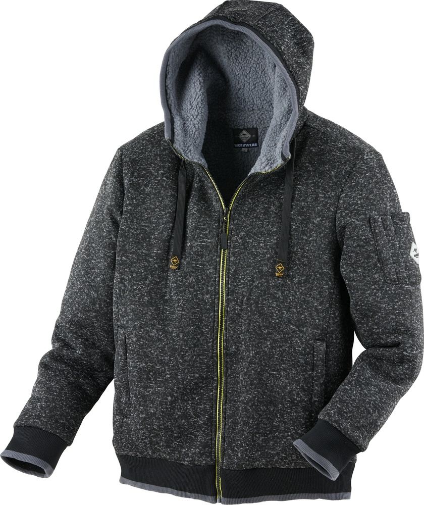 RoadsignStrickfleecejacke62226SchwarzAnthra-M