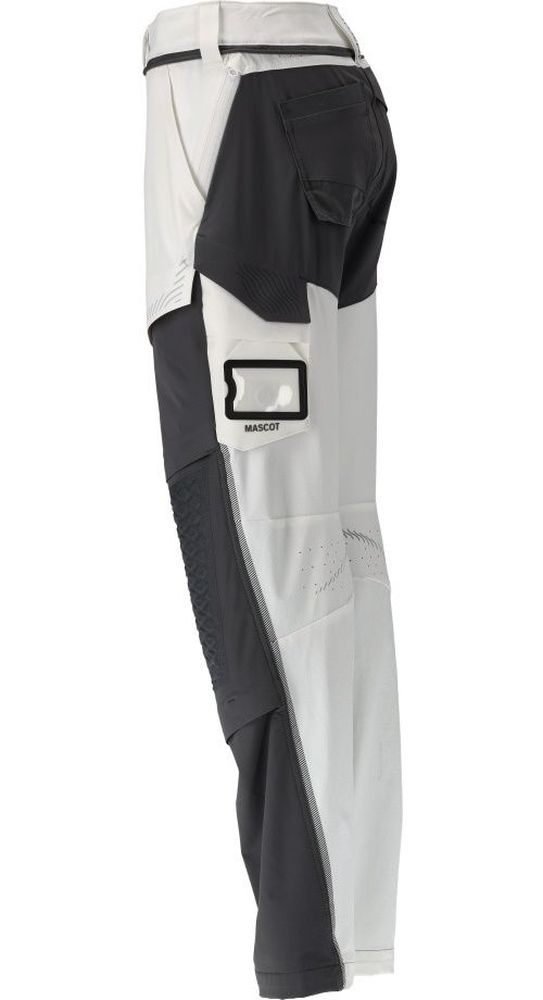 MascotDamenHosemitKnietaschenMalerCustomized22078-605WeiAnthrazitgrau-C3476