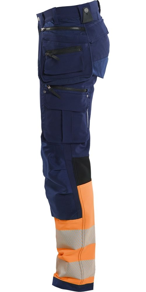 BlklderArbeitshoseHighVis4-Wege-Stretch19931642MarineblauOrange-C144