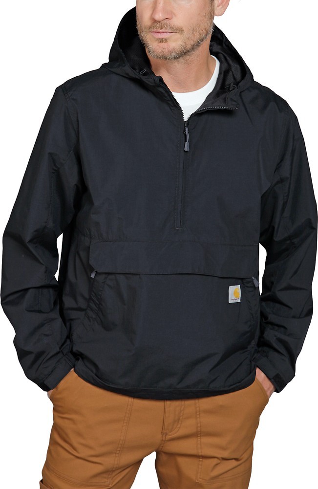 CarharttJackeLightweightPackableAnorakBlack